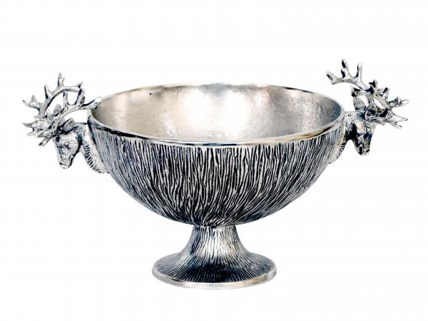Bowl with Deer Handles H59cm by Quirky Barn | Style Our Home
