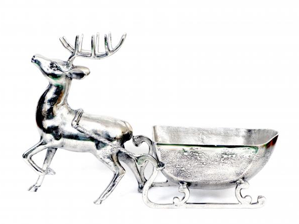 Reindeer and Sleigh H70cm by Quirky Barn | Style Our Home