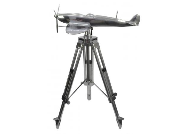 Spitfire Aircraft Model on Tripod (large) by Quirky Barn | Style Our Home