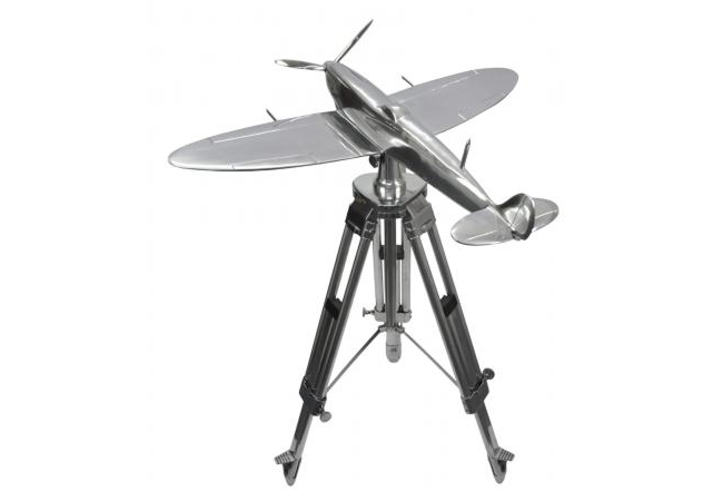 Spitfire Aircraft Model on Tripod (large) by Quirky Barn | Style Our Home