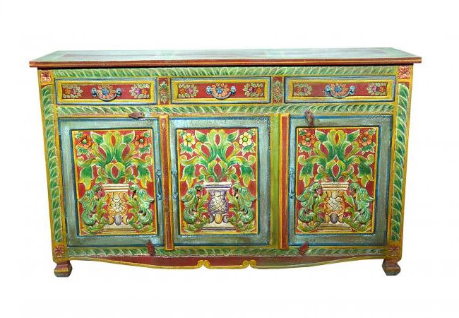 Hand Painted Folk Pattern Sideboard by Quirky Barn | Style Our Home