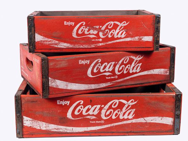 Set of 3 Coca Cola Boxes by Quirky Barn | Style Our Home