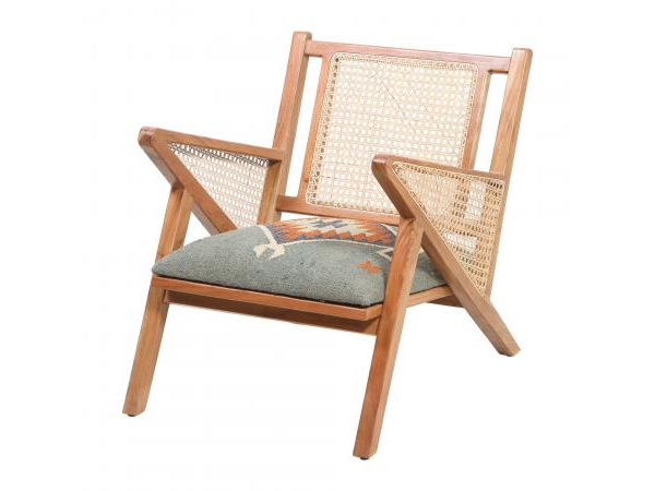 Rattan Chair - Blue by Quirky Barn | Style Our Home