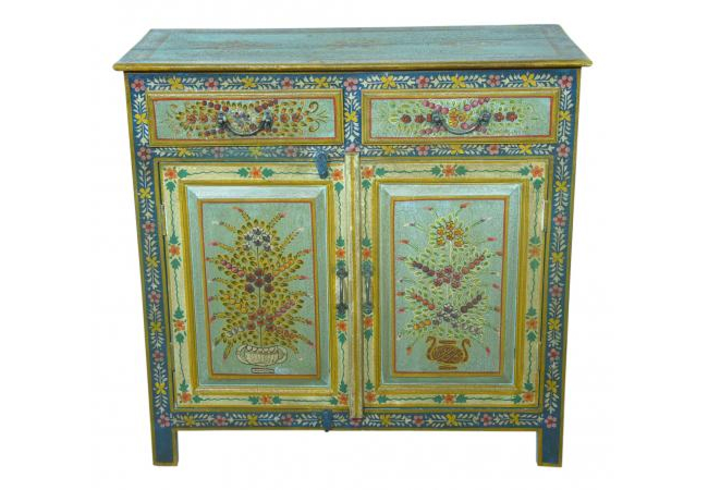 Hand Painted 2 Door Cabinet by Quirky Barn | Style Our Home