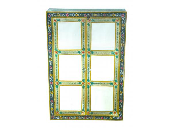 Hand Painted 2 Door Glazed Cabinet by Quirky Barn | Style Our Home
