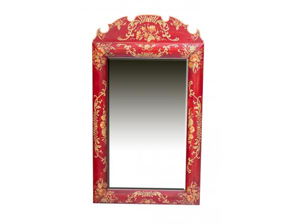 Red Floral Design Dressing Table Mirror by Quirky Barn | Style Our Home