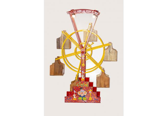 Industrial Style Ferris Wheel Wine Bottle Holder 1.8m Tall by Quirky Barn | Style Our Home