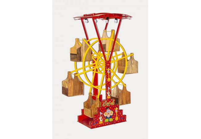 Industrial Style Ferris Wheel Wine Bottle Holder 1.8m Tall by Quirky Barn | Style Our Home