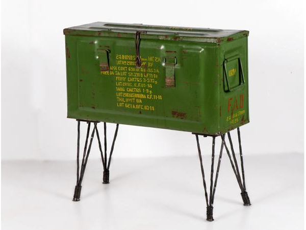 Vintage Storage Trunk on Hairpin Legs by Quirky Barn | Style Our Home