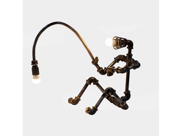 Reclaimed Parts Robot Table Lamp - Gone Fishing by Quirky Barn | Style Our Home