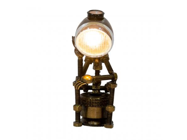 Reclaimed Parts Robot Table Lamp - A Gloomy Day by Quirky Barn | Style Our Home