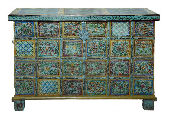 Antique Hand Painted Sideboard with Lift Up Lid by Quirky Barn | Style Our Home