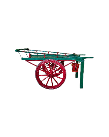 Wooden Horse Cart with Bucket by Quirky Barn | Style Our Home