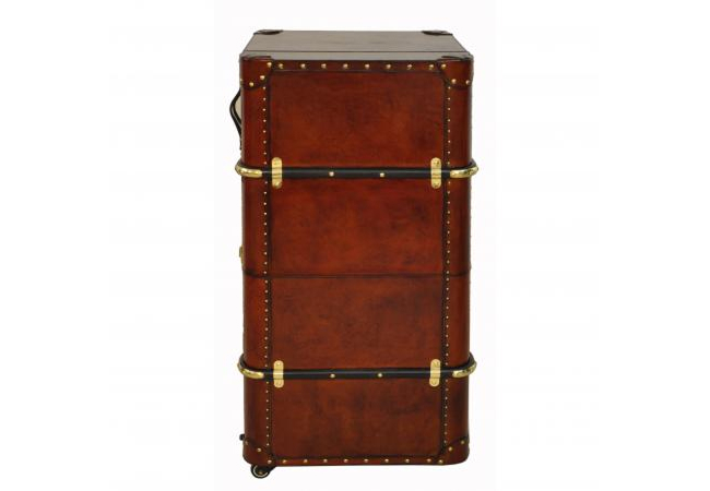 Campaign Leather Collection Bar | Style Our Home