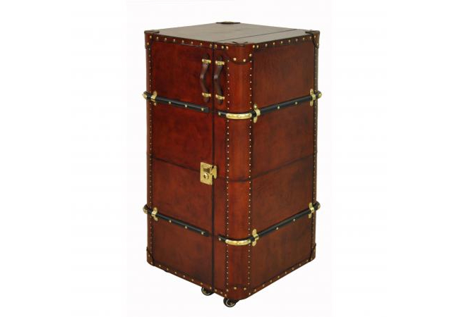 Campaign Leather Collection Bar | Style Our Home
