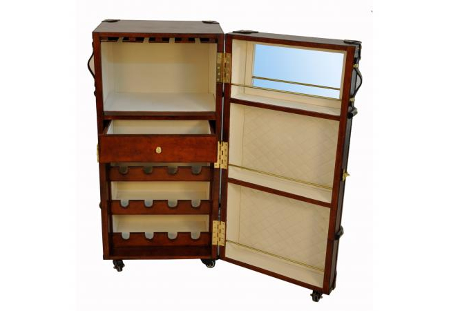 Campaign Leather Collection Bar | Style Our Home