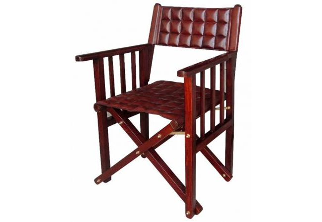 Handcrafted Quilted Director Chair by Quirky Barn | Style Our Home