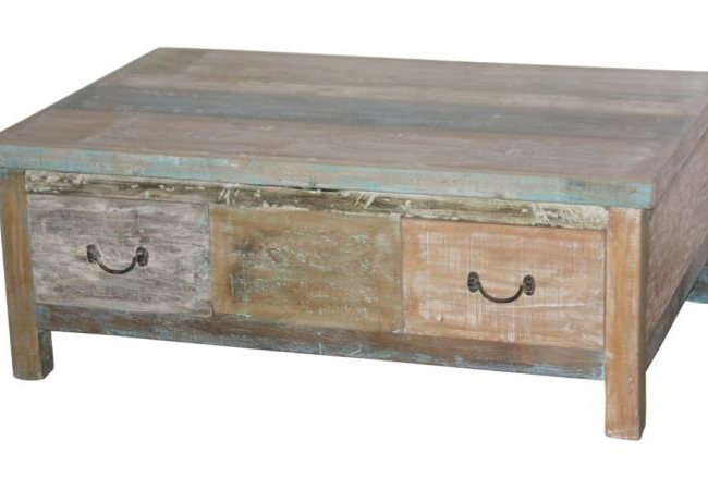 Reclaimed Coffee Table with 2 Drawers by Quirky Barn | Style Our Home