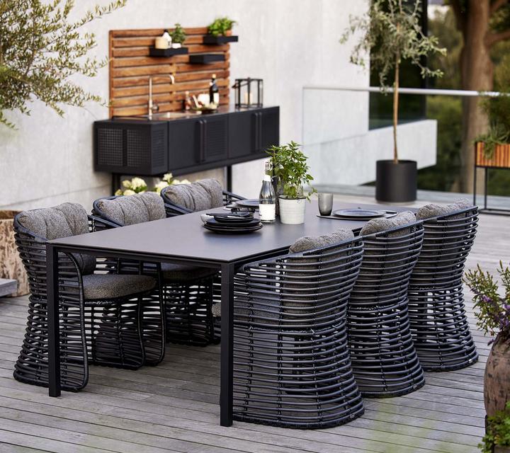 Basket Graphite Chair by Cane-Line | Style Our Home