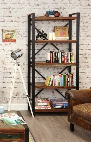 Baumhaus Urban Chic Large Open Bookcase - Style Our Home