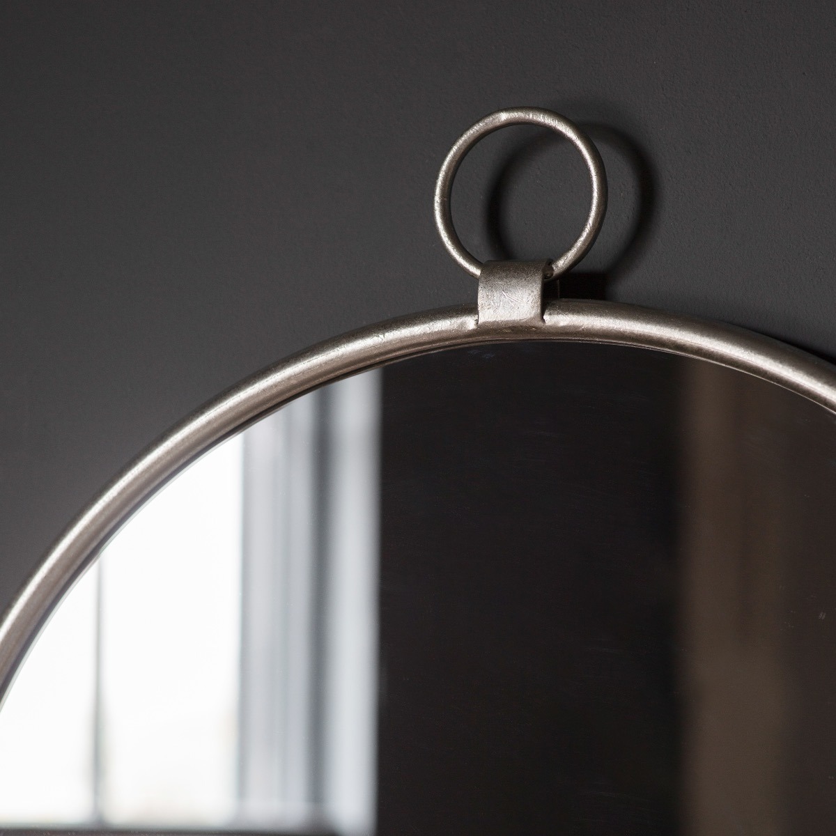 Bayswater Silver Round Mirror - Style Our Home