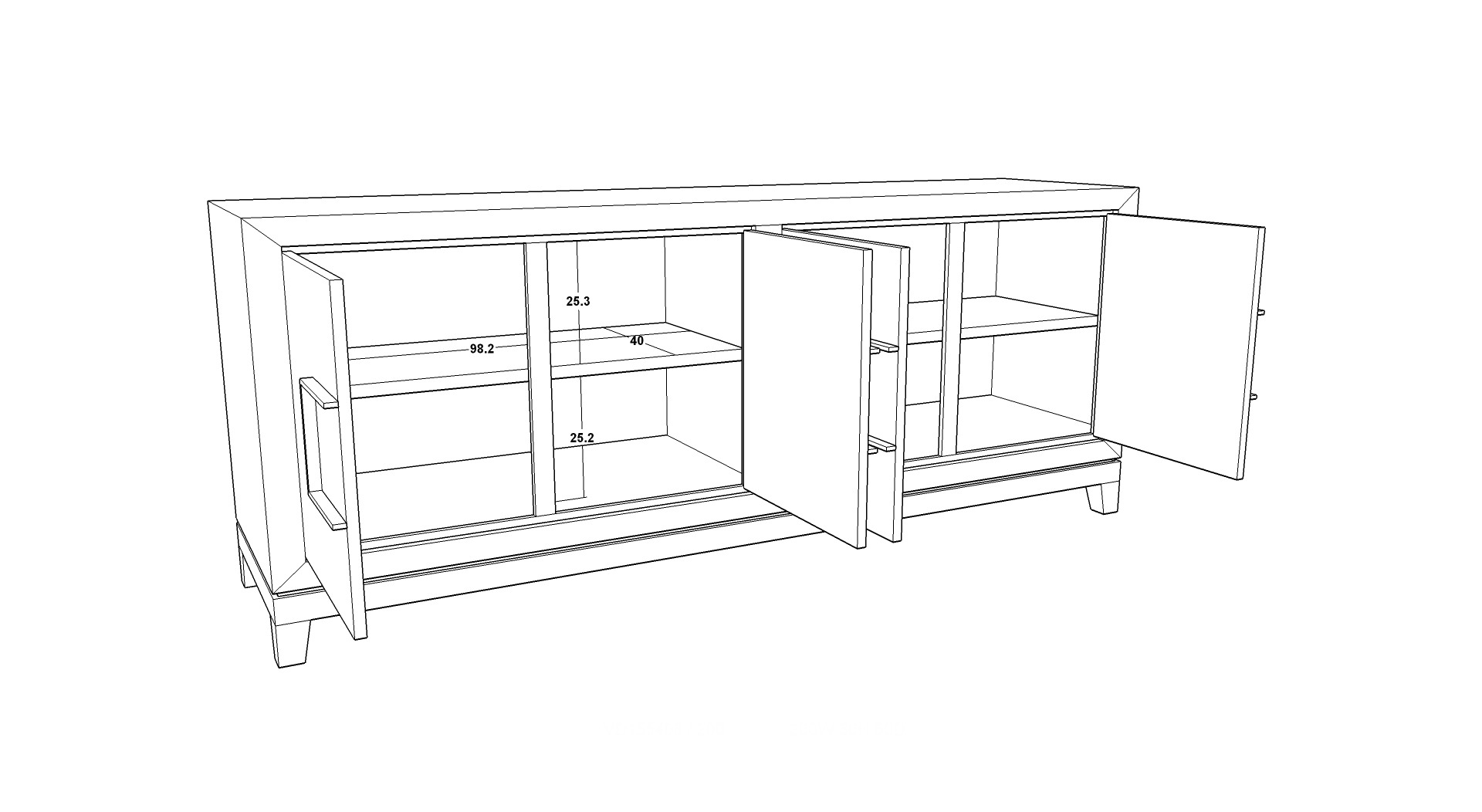 Lucca Sideboard by Berkeley Designs London | Style Our Home 