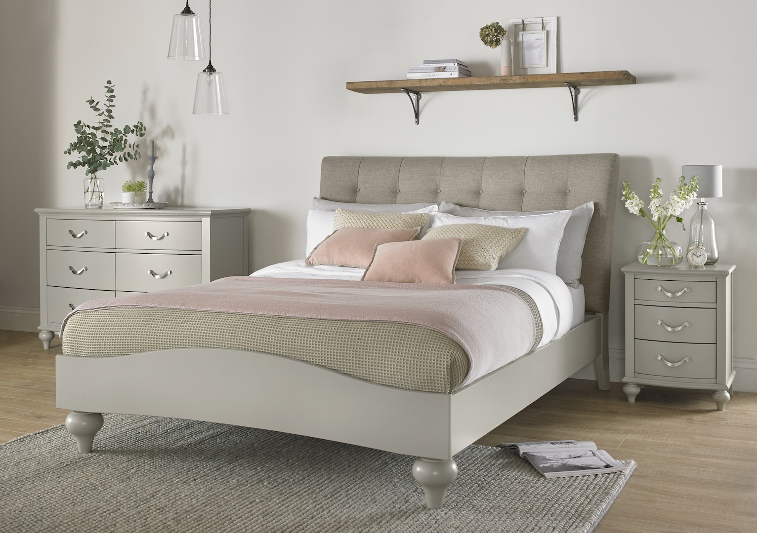 Montreux Urban Grey Kingsize Bedstead - 135cm - Style Our Home