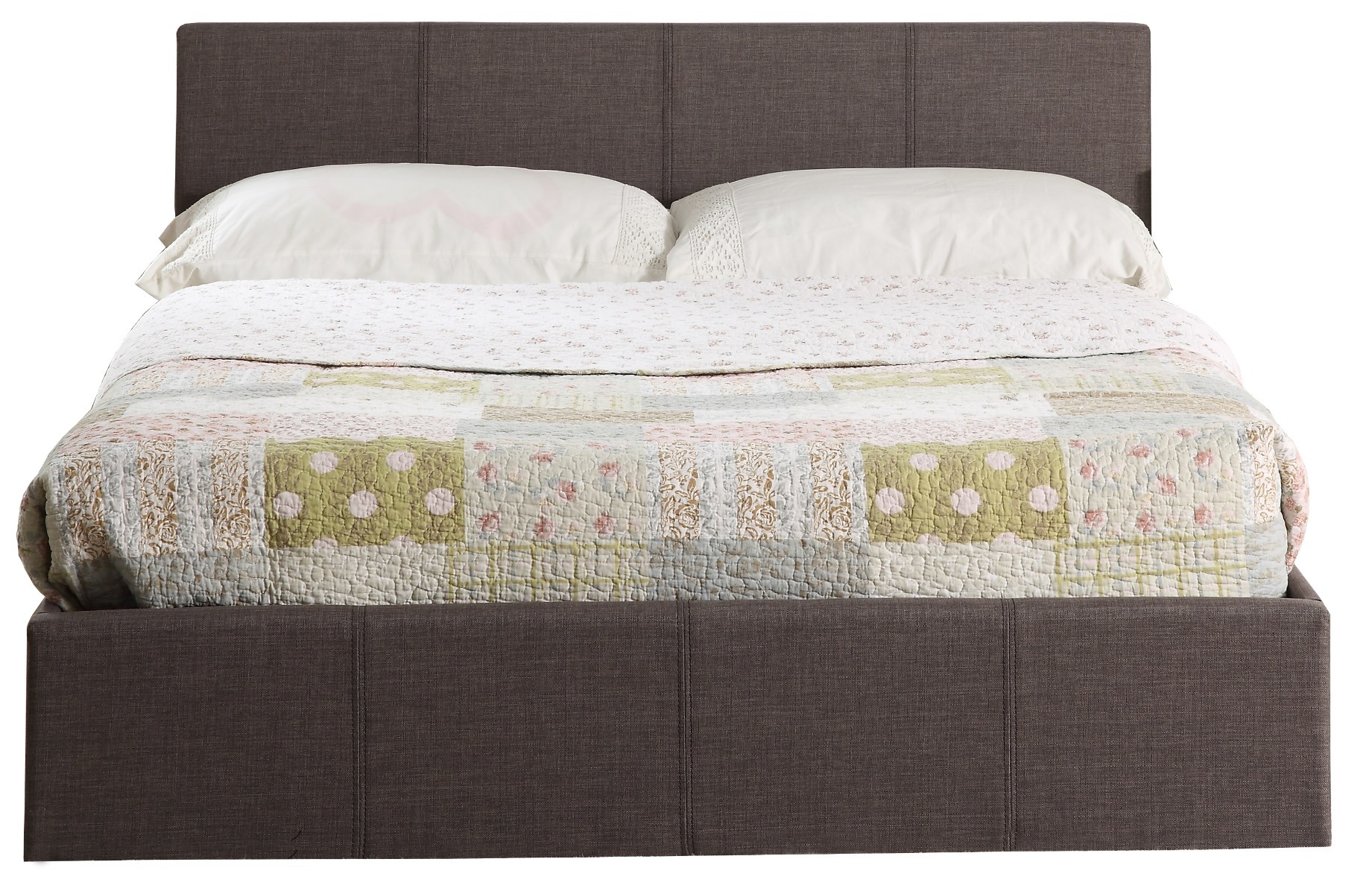 Berlin Grey King Ottoman Bed