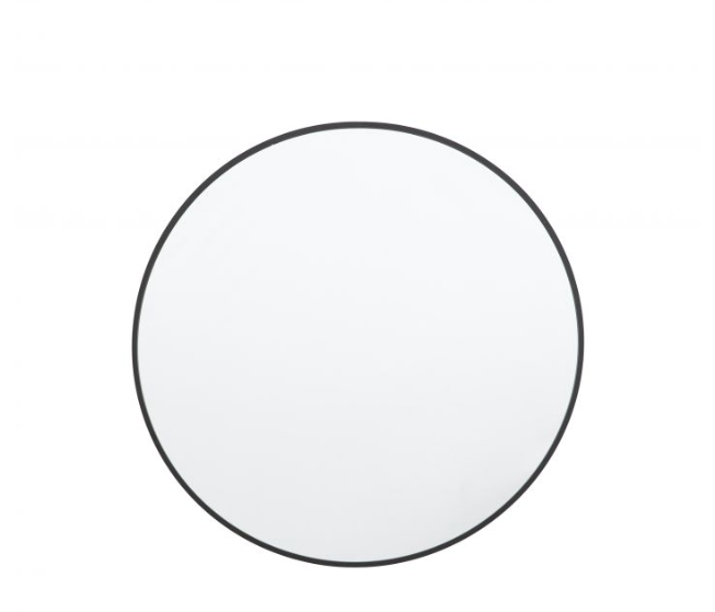 Bennet Black Round Mirror by Hudson Living | Style our Home 