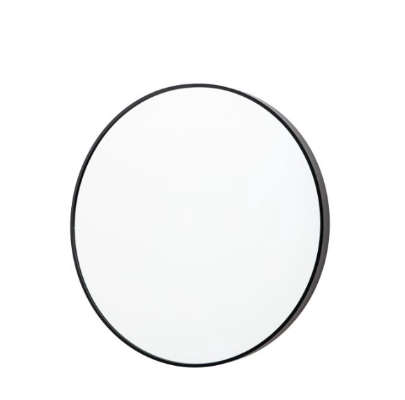 Bennet Black Round Mirror by Hudson Living | Style our Home 