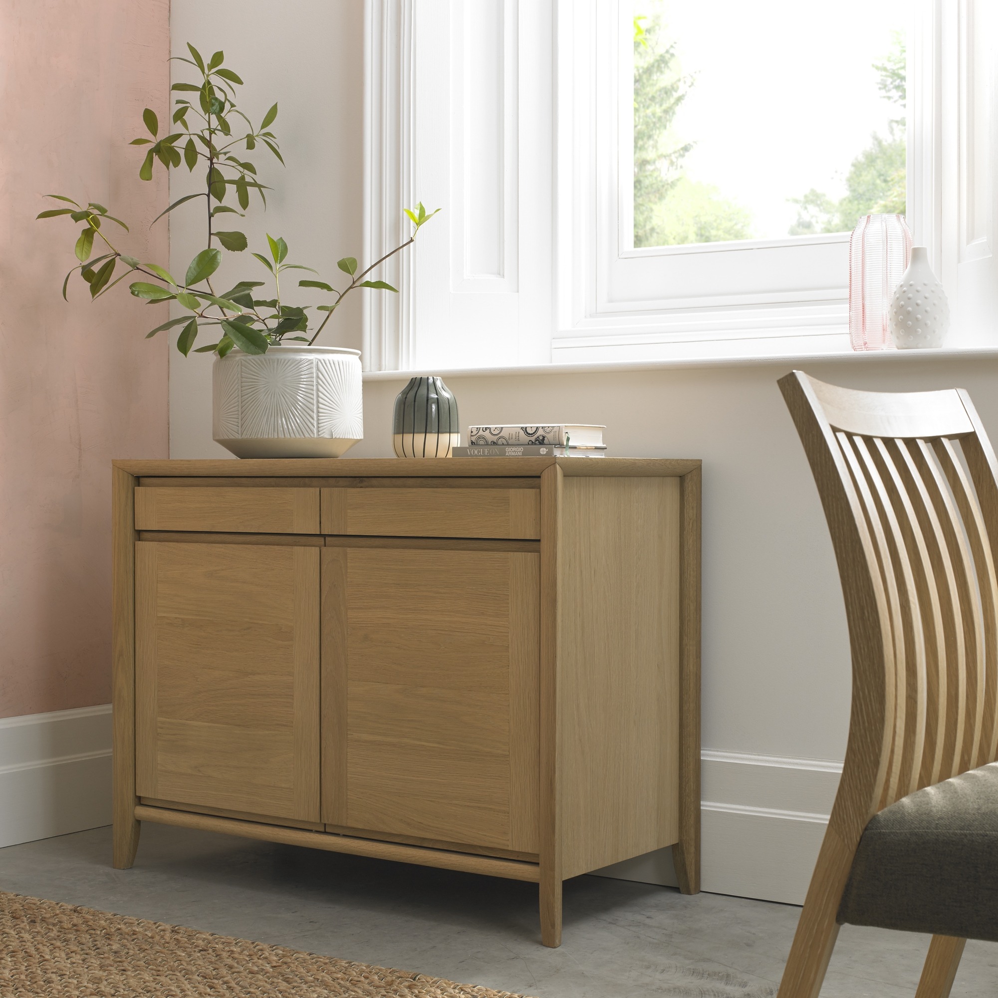 Bergen Oak Narrow Sideboard - Style Our Home