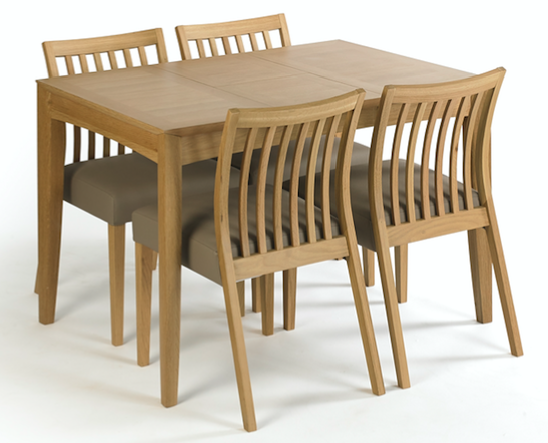 Bergen Oak Small Extending Dining Table - Style Our Home