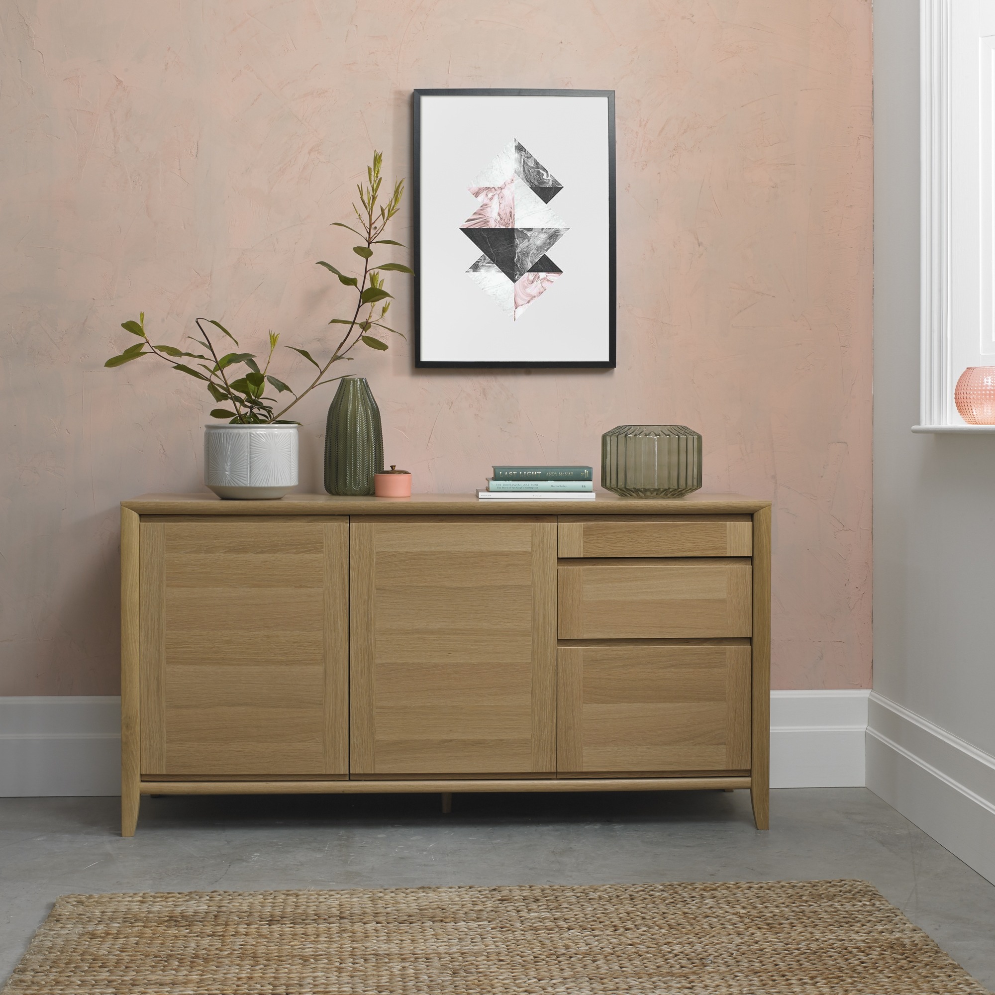 Bergen Oak Wide Sideboard - Style Our Home