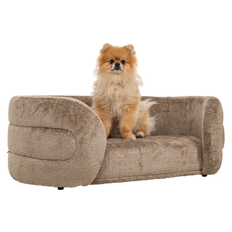 Pet bed Bingo taupe chenille (Bergen 104 taupe chenille) by  Richmond Interiors | Style Our Home