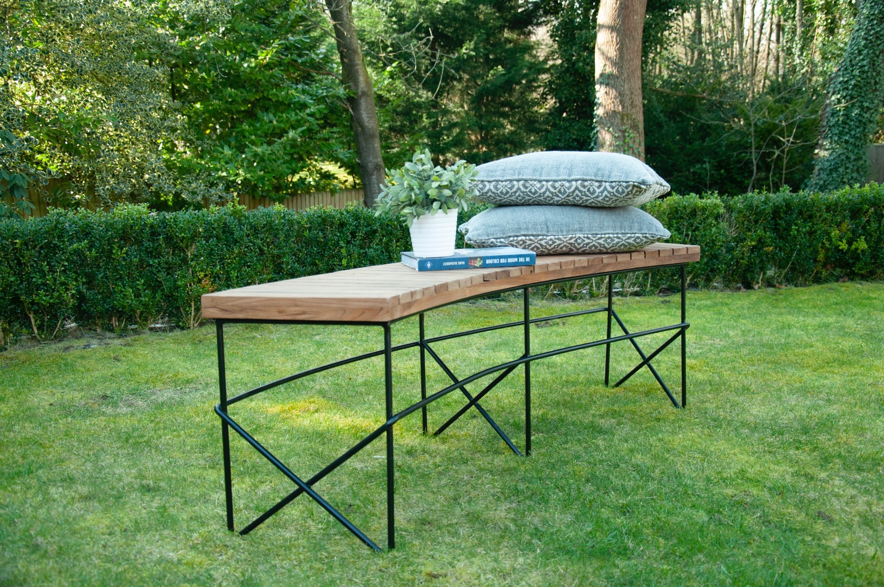 Bibisa Fire Pit Bench by Bluebone | Style Our Home