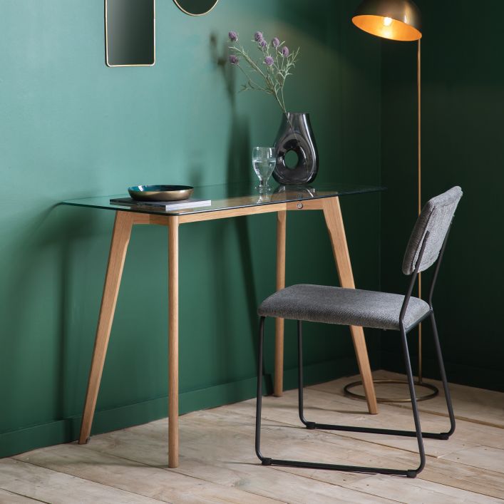 Blake Desk Clear by Hudson Living| Style Our Home 