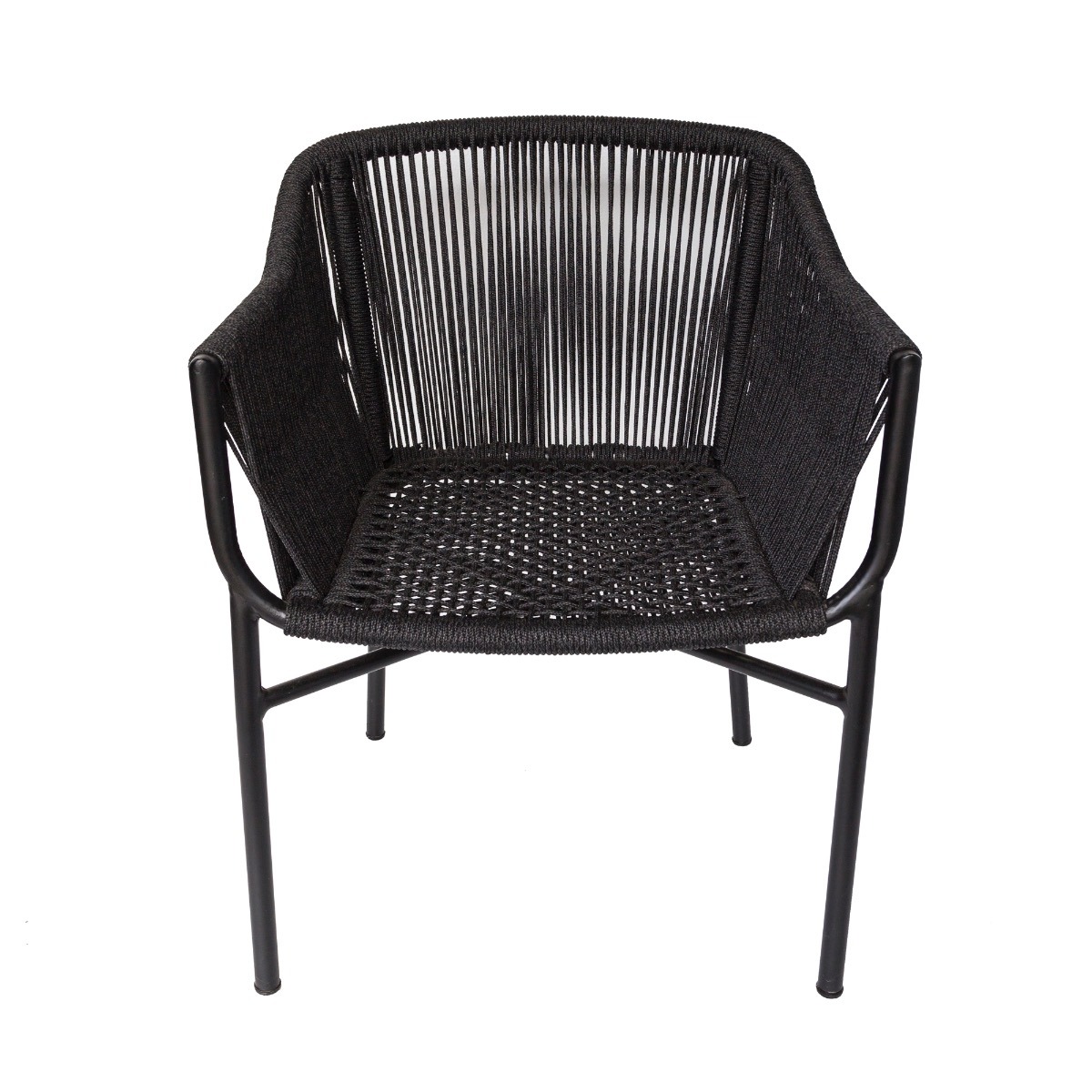 Bogart Rope Carver Black Chair