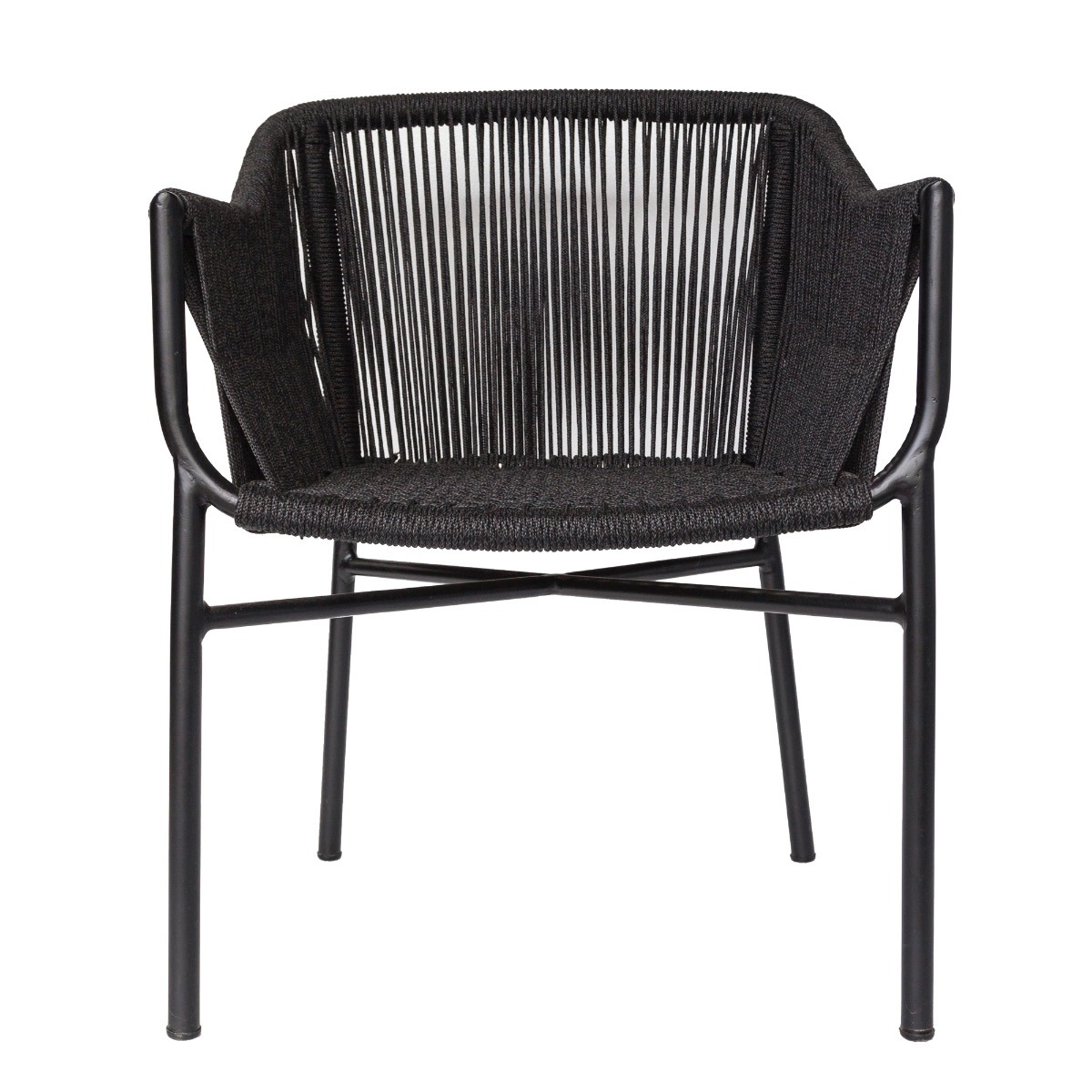 Bogart Rope Carver Black Chair