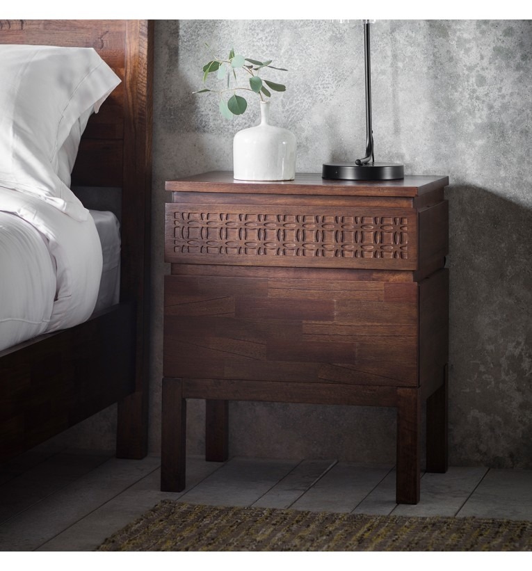 Boho Retreat Bedside 2 Drawer Chest  - Style Our Home