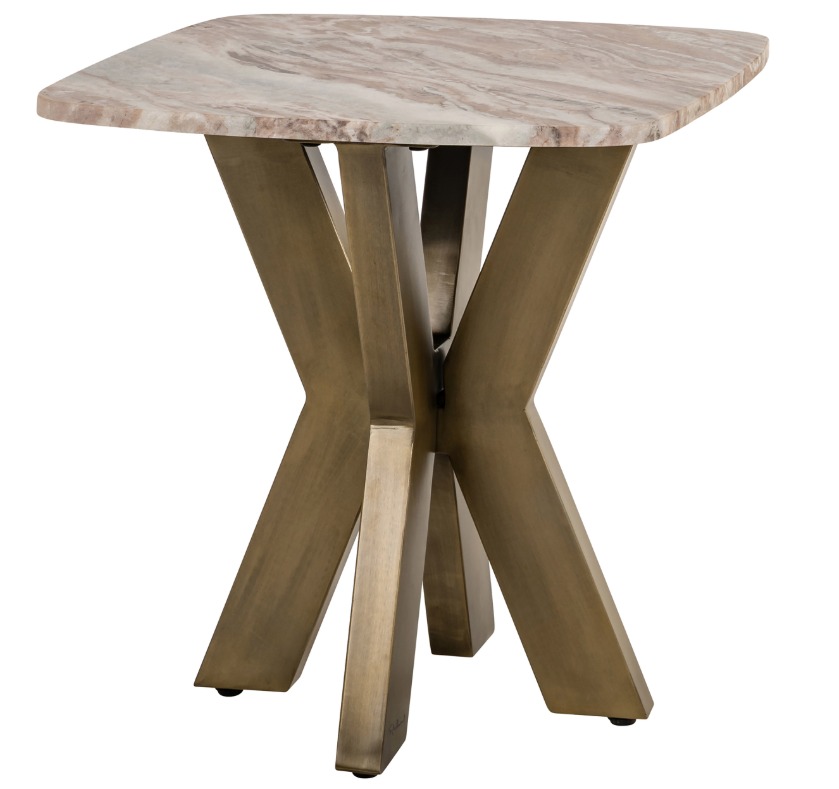 Bottega Blush Beige End Table by Richmond Interiors | Style Our Home
