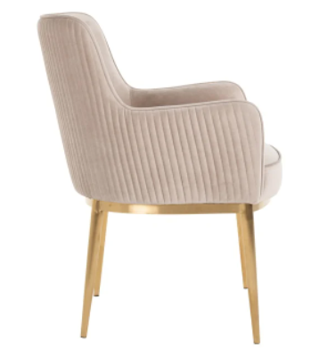 Breeze Khaki Velvet Chair by Richmond Interiors | Style Our Home 