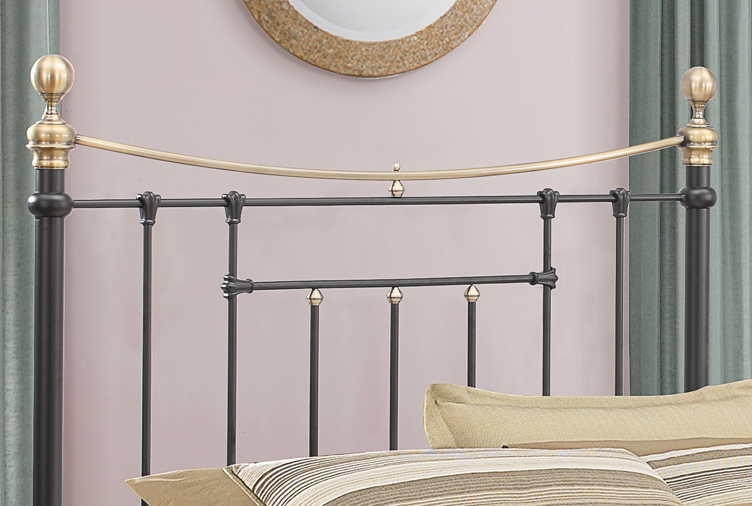 Bronte Black 5' King Bed