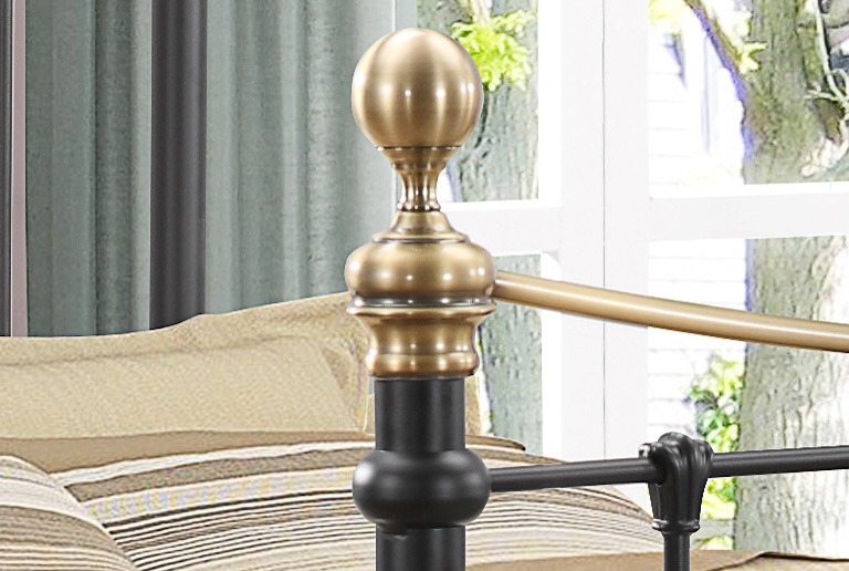 Bronte Black 5' King Bed