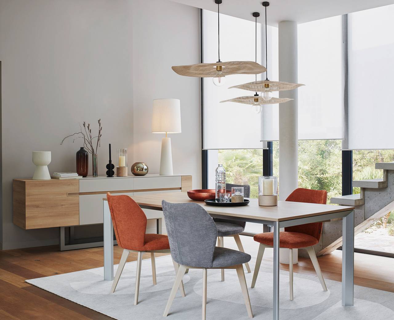 Extendable table S aluminum legs Extenso by Gautier | Style Our Home
