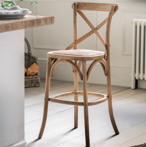 Natural deals rattan stool