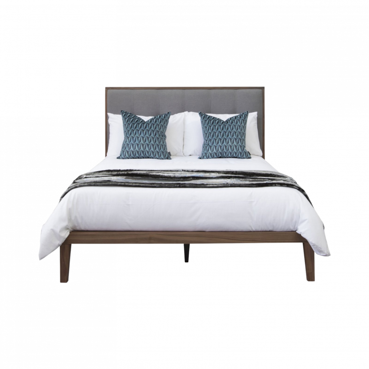Calla Beds in Walnut/Grey by Twent10 Designs | Style Our Home