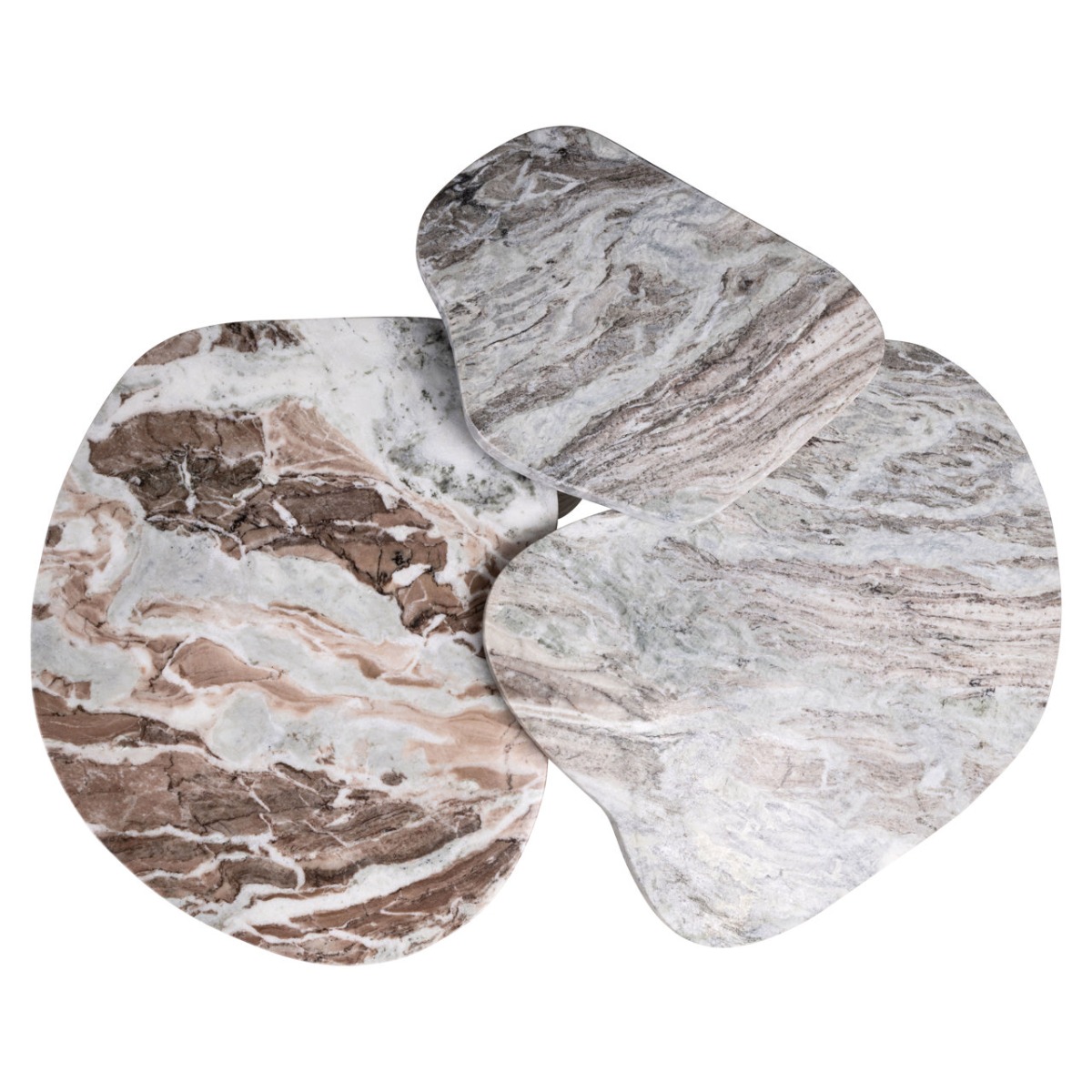 Camino Blush Beige Coffee Table (Set of 3) by Richmond Interiors | Style Our Home