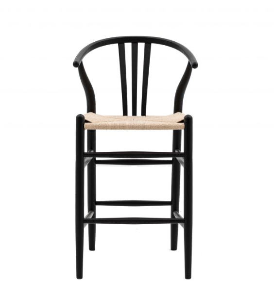 Canadian Black Bar Stool ( A Pair ) by Hudson Living | Style Our Home 