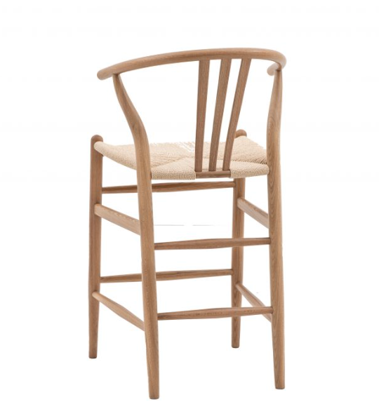 Canadian Natural Bar Stool ( A Pair ) by Hudson Living | Style Our Home