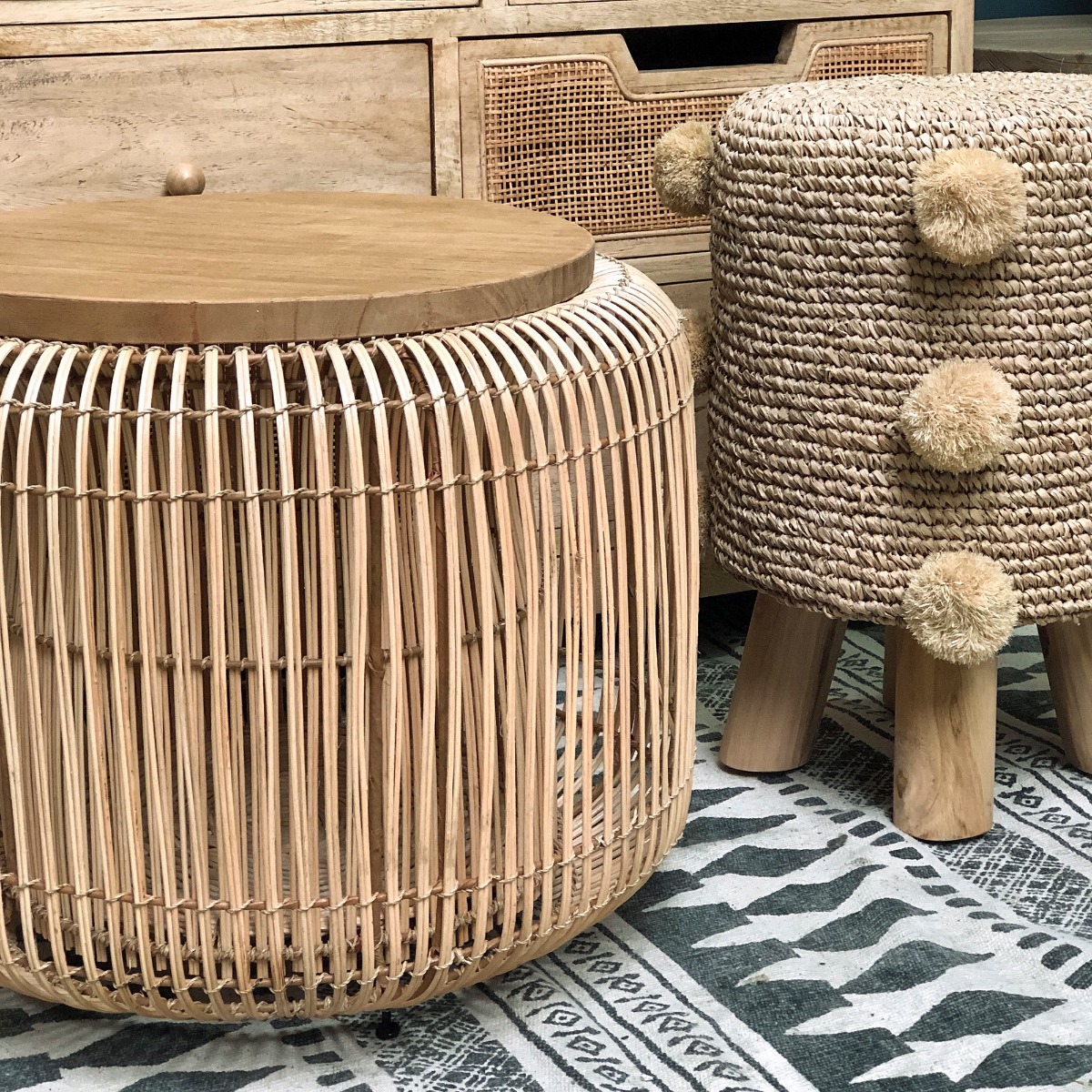 Lobster Pot Storage Coffee Table